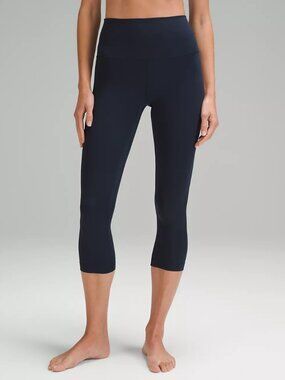 Lululemon Wunder Under High-Rise Running Crop 21" *Full-On Luxtreme - Size 10